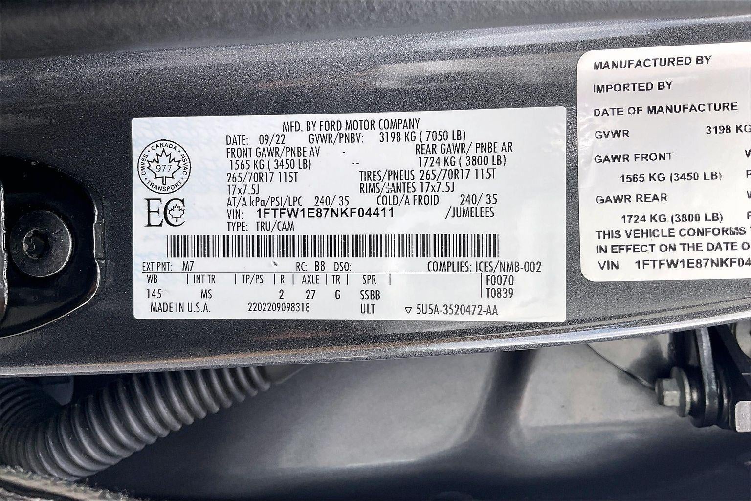 2022 Ford F-150 XL