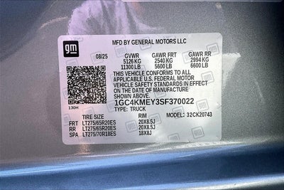 2025 Chevrolet Silverado 2500 HD Custom