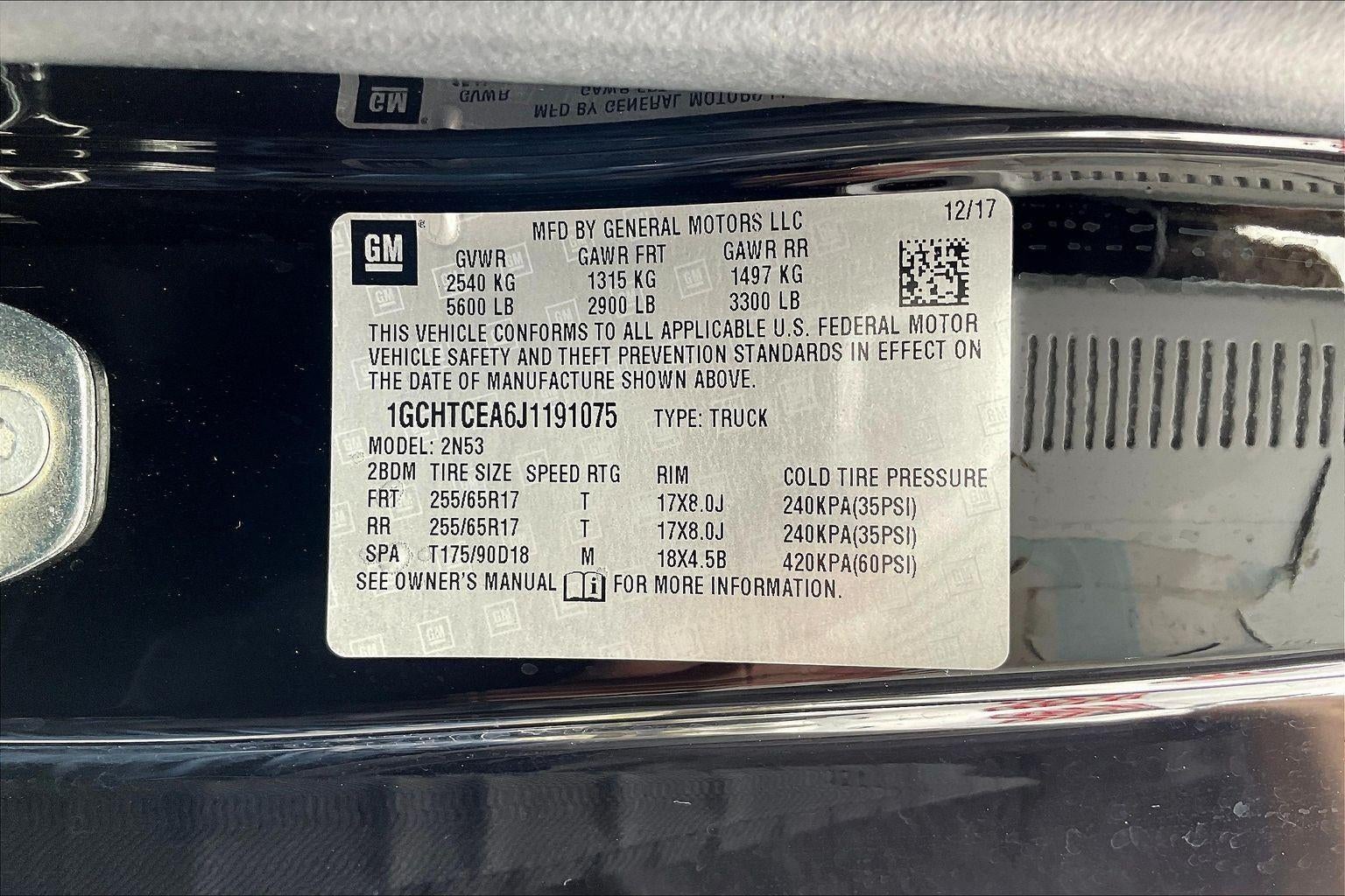 2018 Chevrolet Colorado 4WD LT