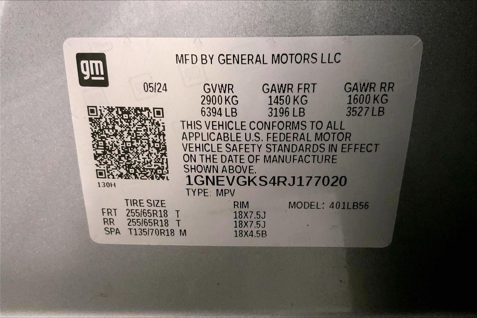 2024 Chevrolet Traverse LT