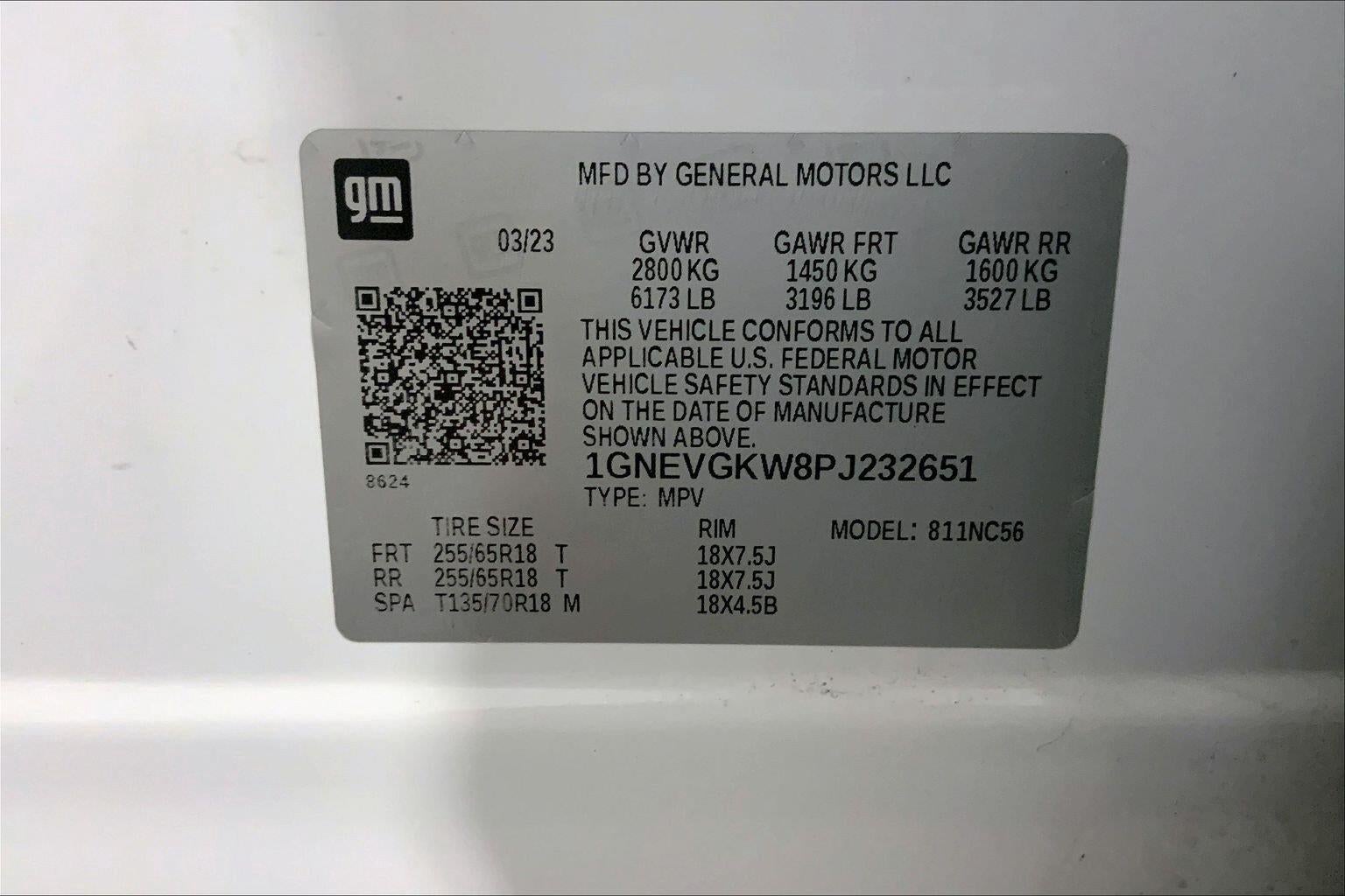 2023 Chevrolet Traverse LT Cloth