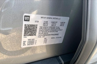 2026 Chevrolet Tahoe LT