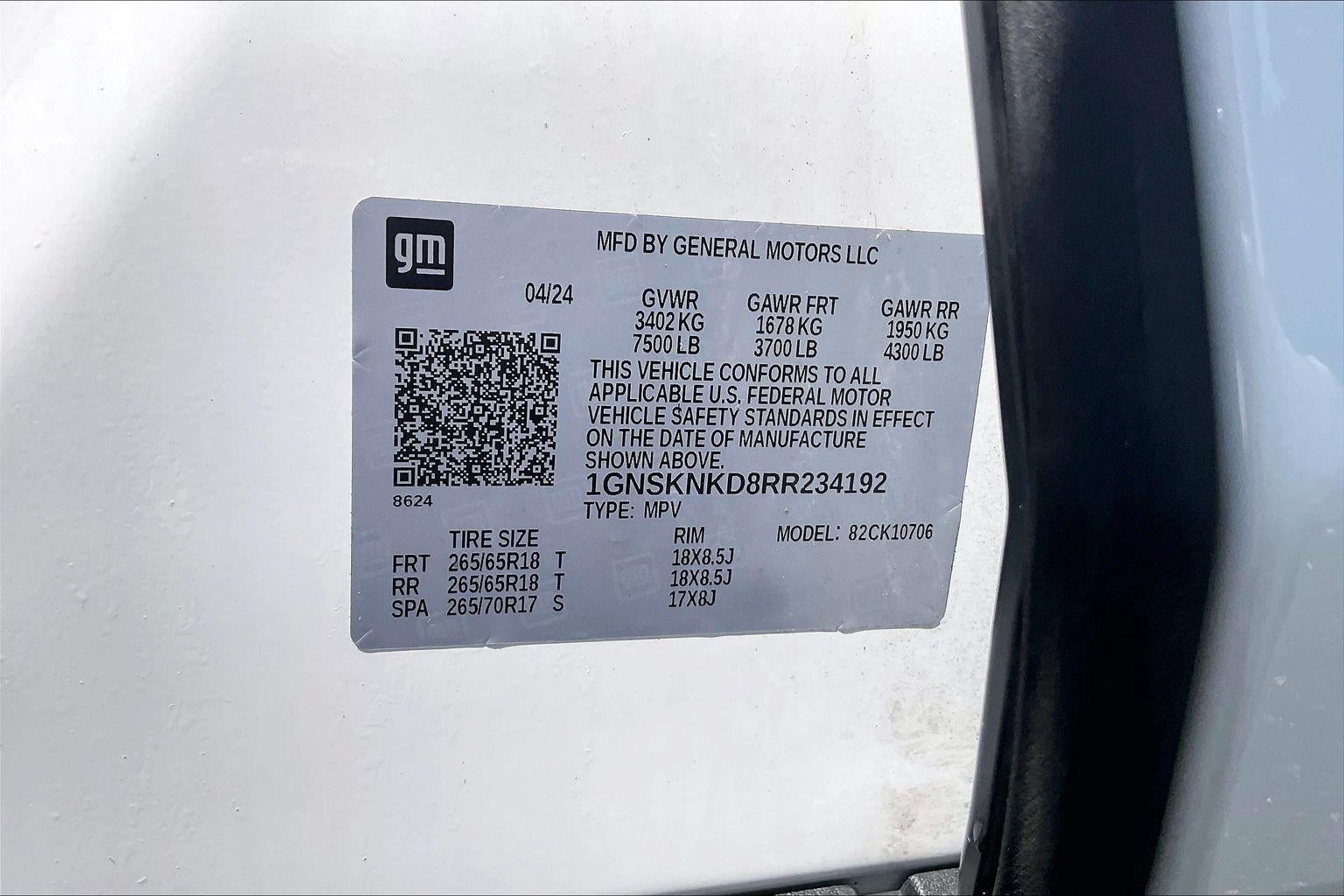2024 Chevrolet Tahoe LT