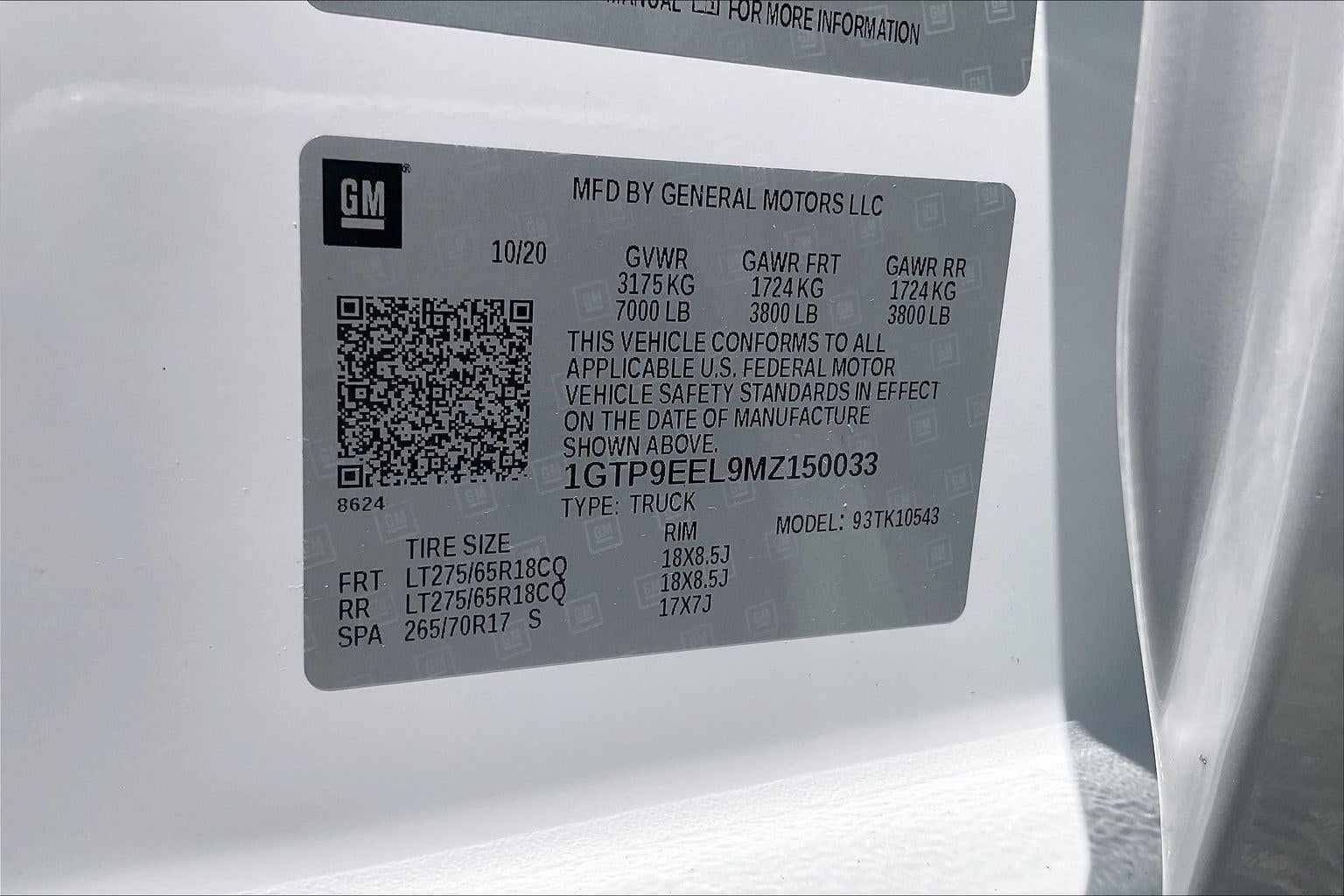 2021 GMC Sierra 1500 AT4