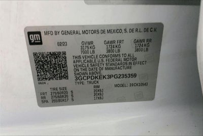 2023 Chevrolet Silverado 1500 LT