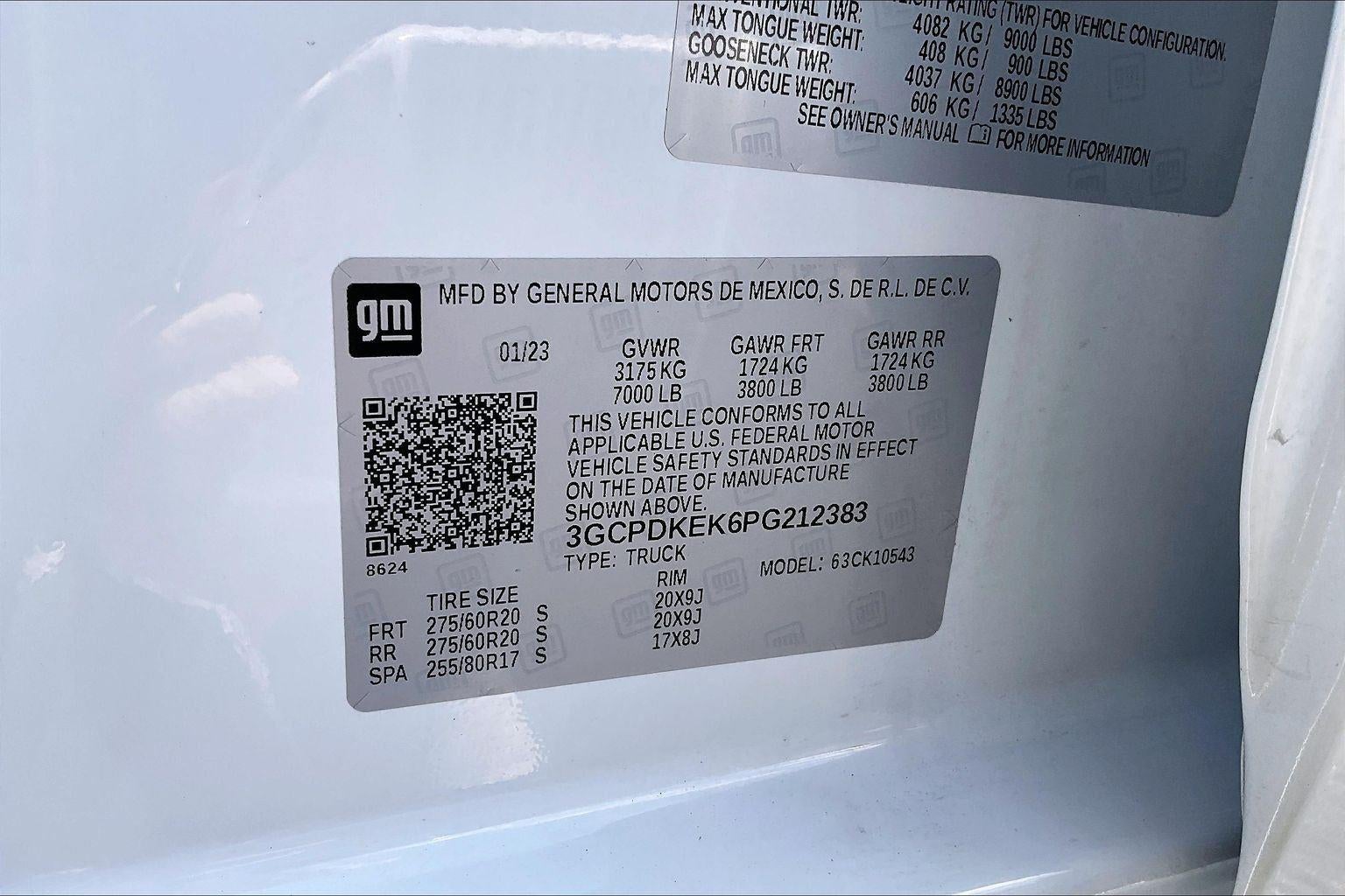 2023 Chevrolet Silverado 1500 LT (2FL)