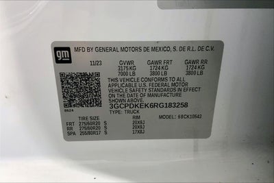 2024 Chevrolet Silverado 1500 LT (2FL)