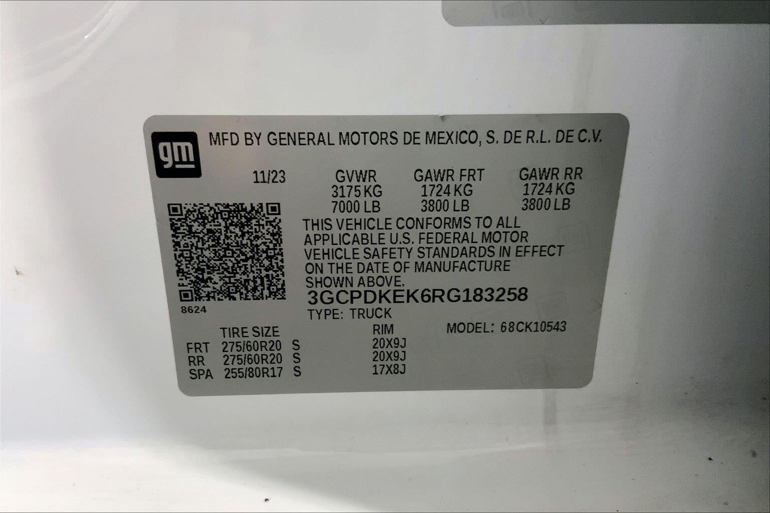2024 Chevrolet Silverado 1500 LT (2FL)