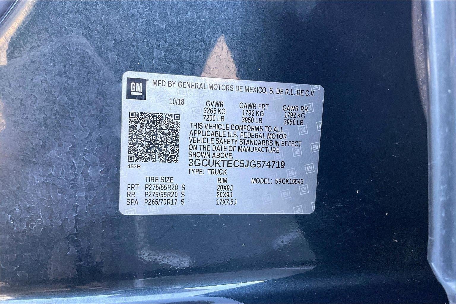 2018 Chevrolet Silverado 1500 High Country