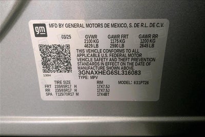 2025 Chevrolet Equinox LT