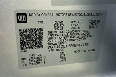 2021 GMC Sierra 1500 SLT