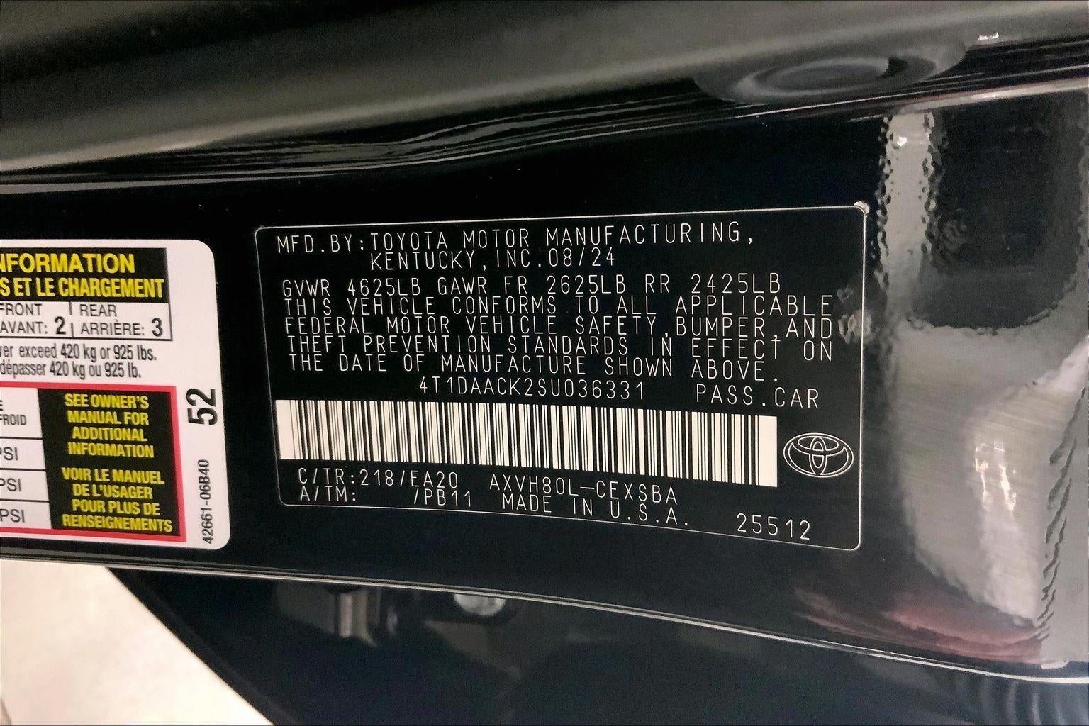 2025 Toyota Camry LE