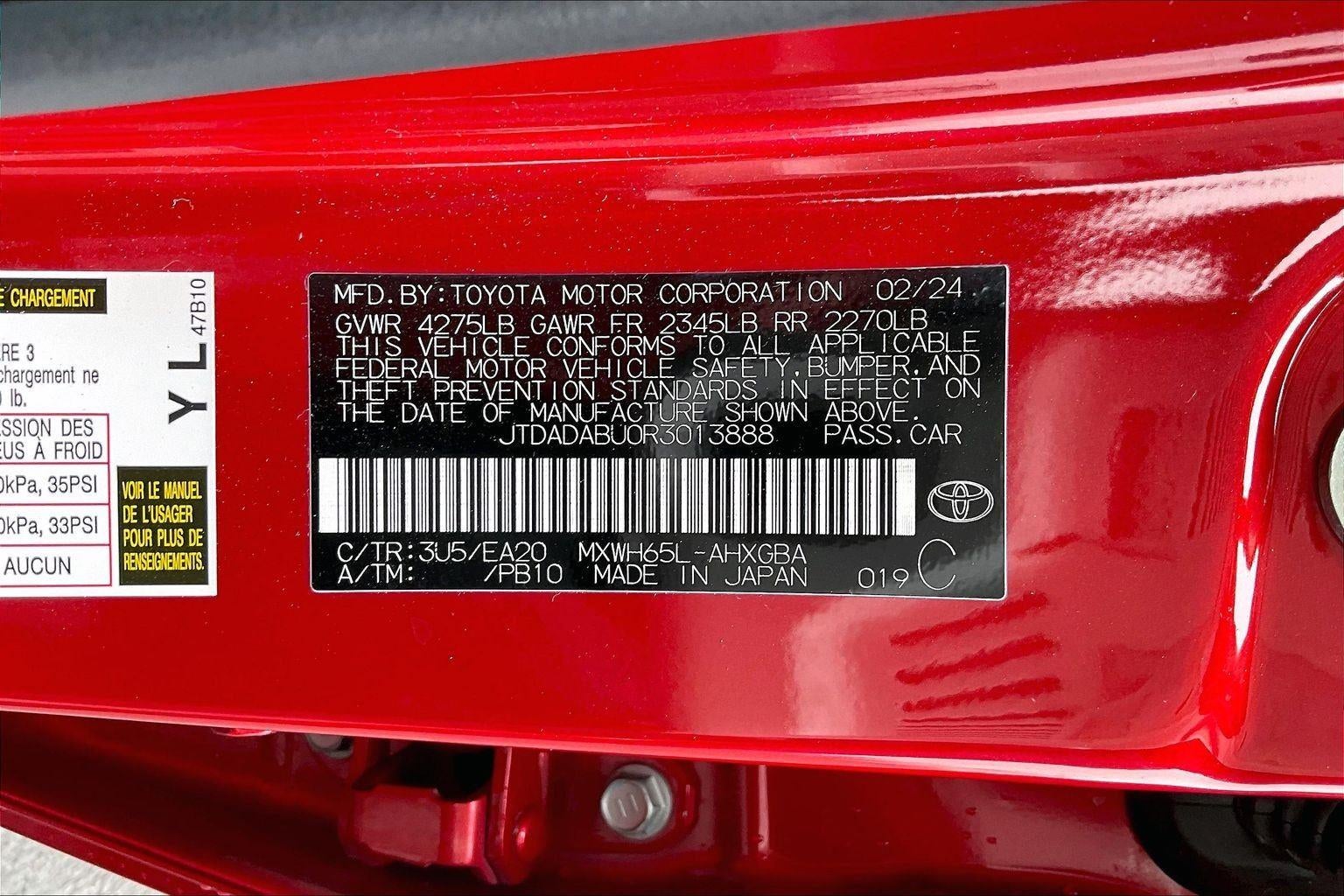 2024 Toyota Prius LE