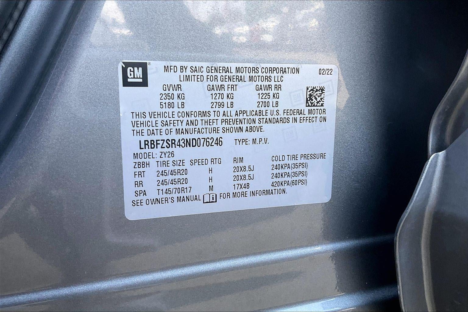 2022 Buick Envision Avenir