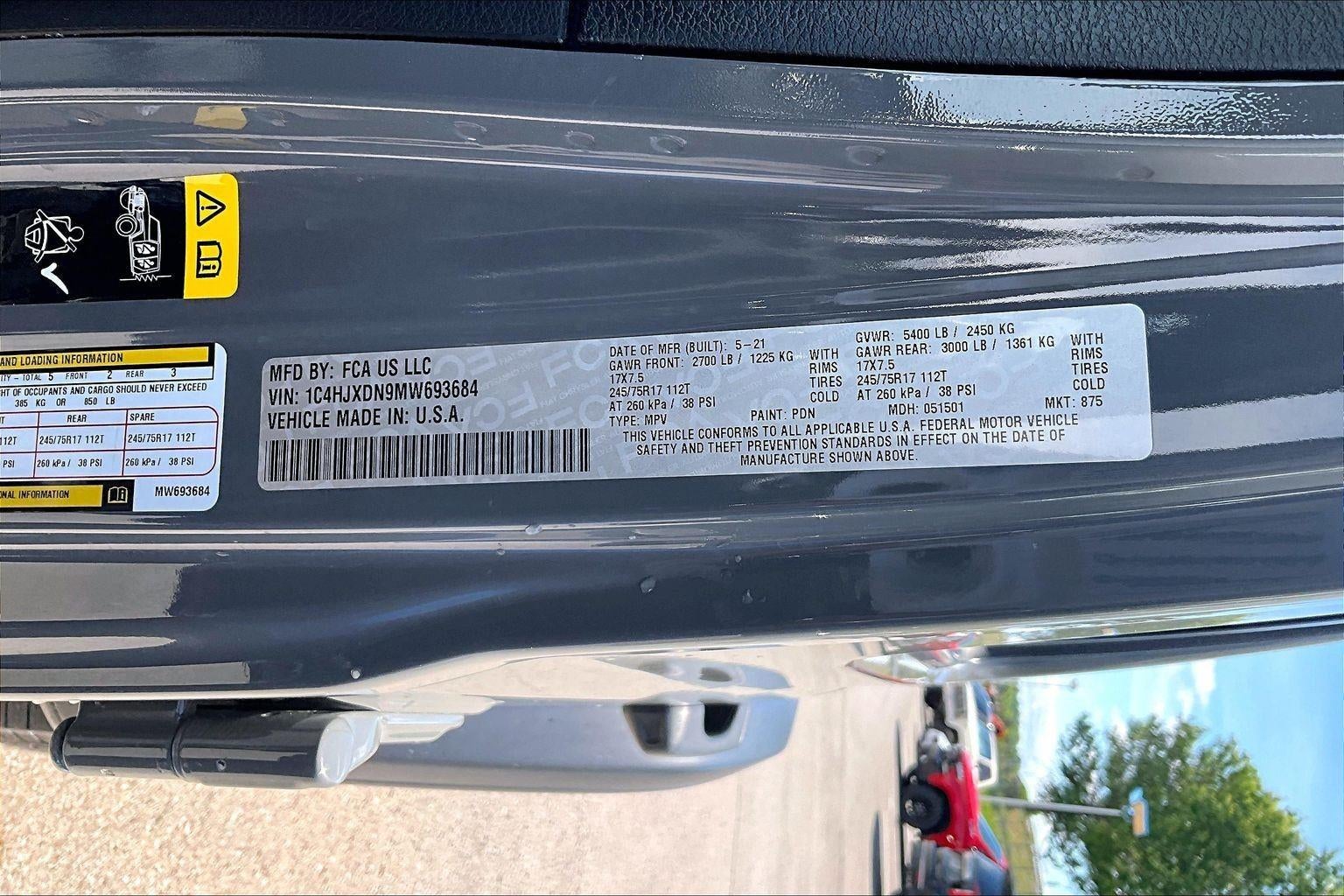 2021 Jeep Wrangler Unlimited Sport S