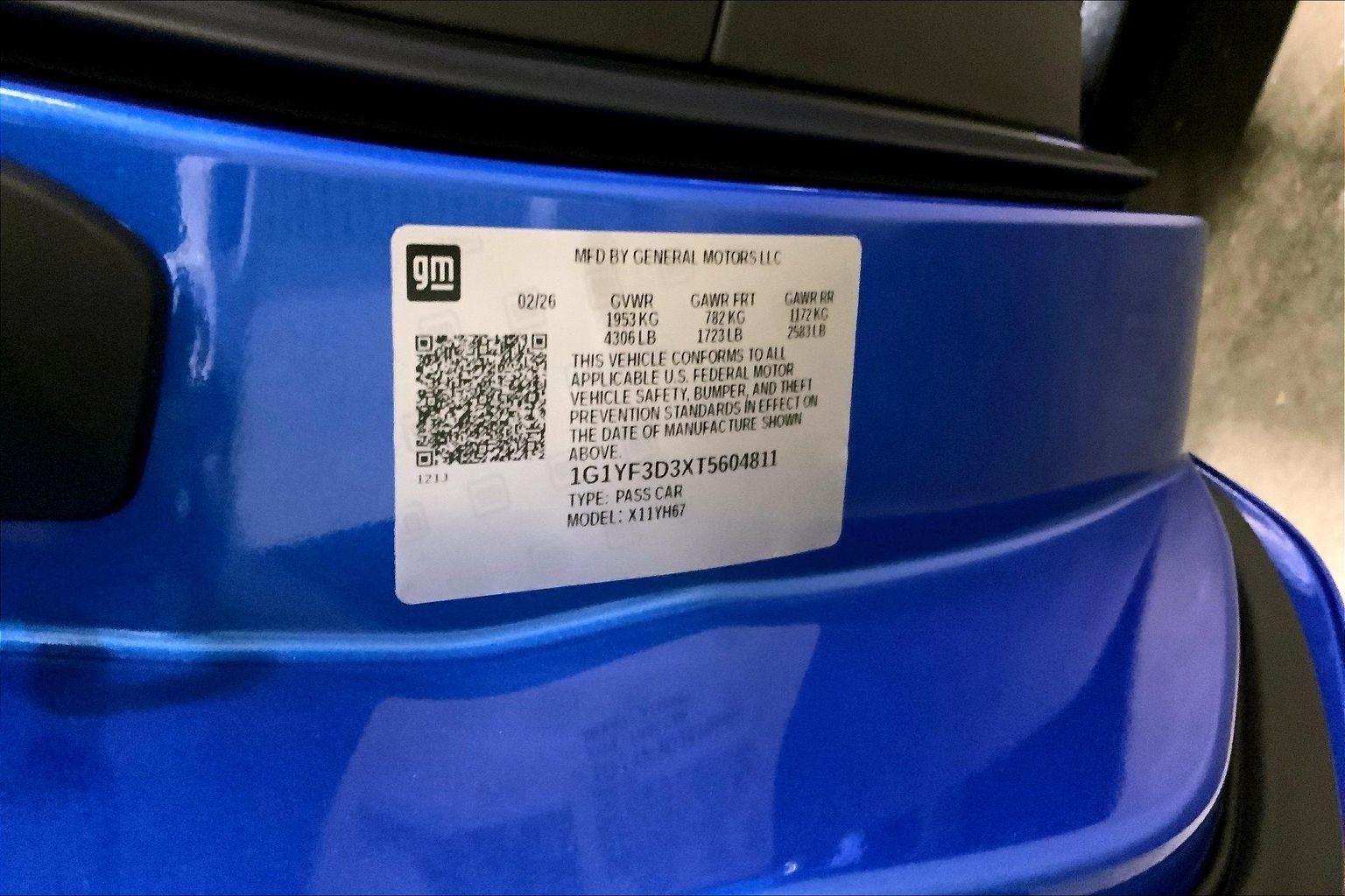 2026 Chevrolet Corvette Z06 3LZ