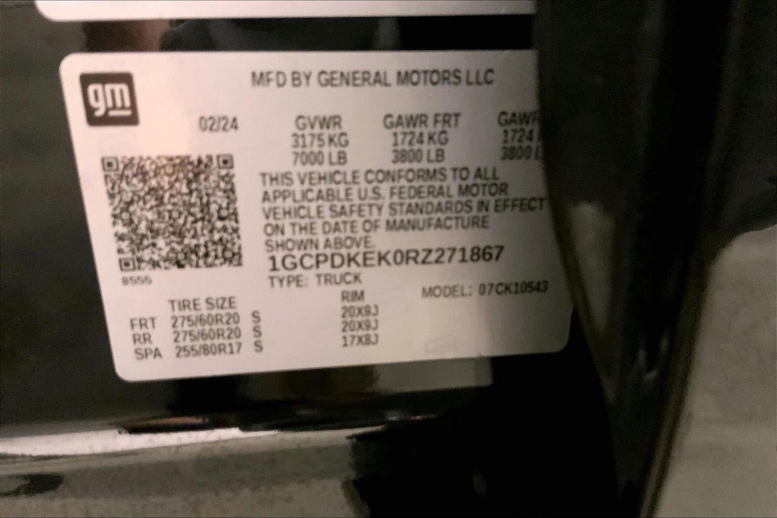 2024 Chevrolet Silverado 1500 LT (2FL)