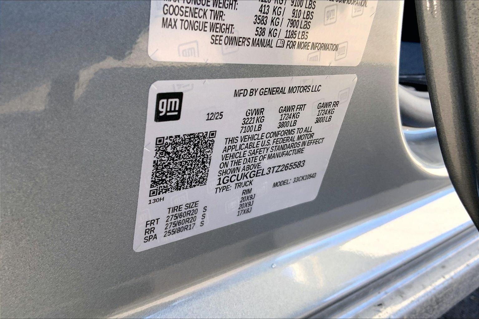 2026 Chevrolet Silverado 1500 LTZ