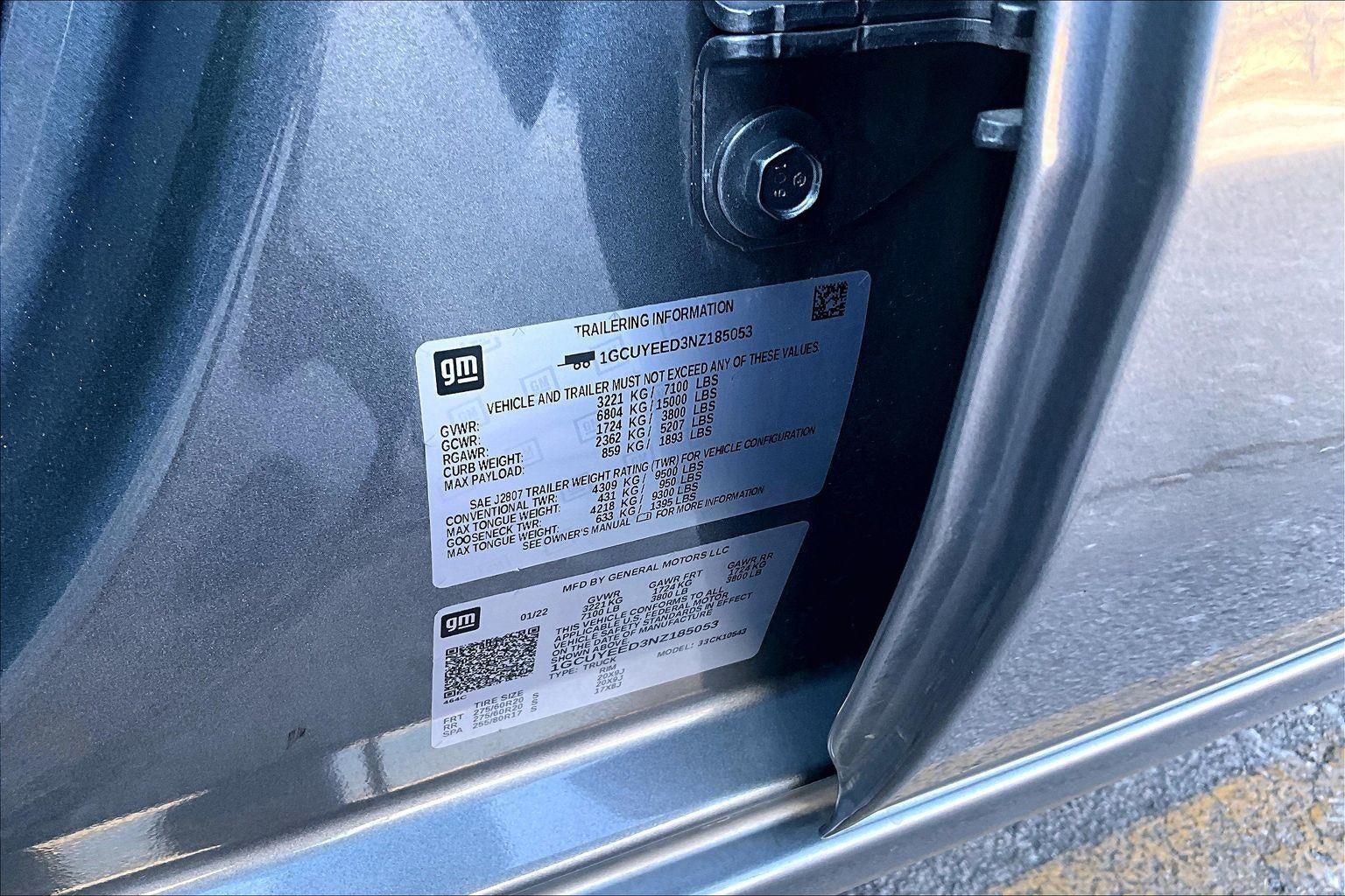 2022 Chevrolet Silverado 1500 LTD RST