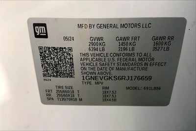2024 Chevrolet Traverse LT