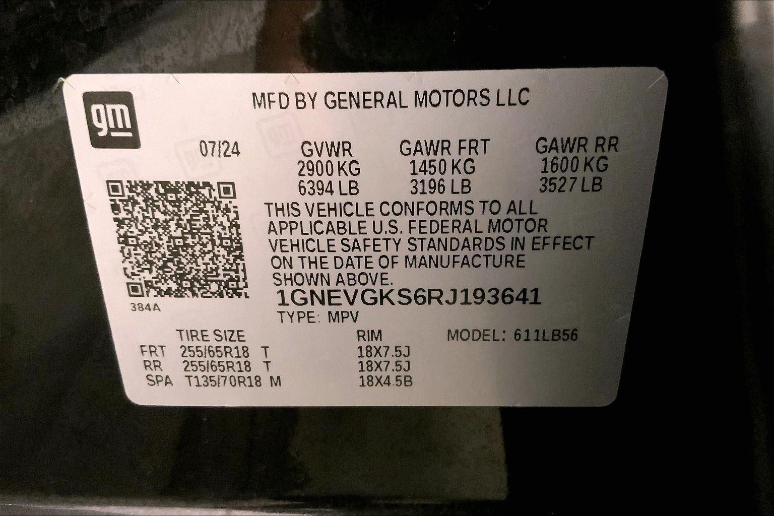 2024 Chevrolet Traverse LT