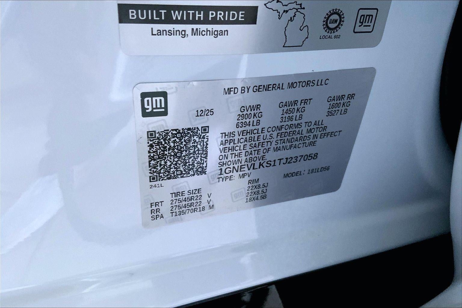 2026 Chevrolet Traverse RS