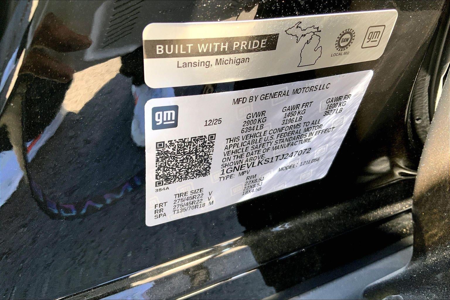 2026 Chevrolet Traverse RS