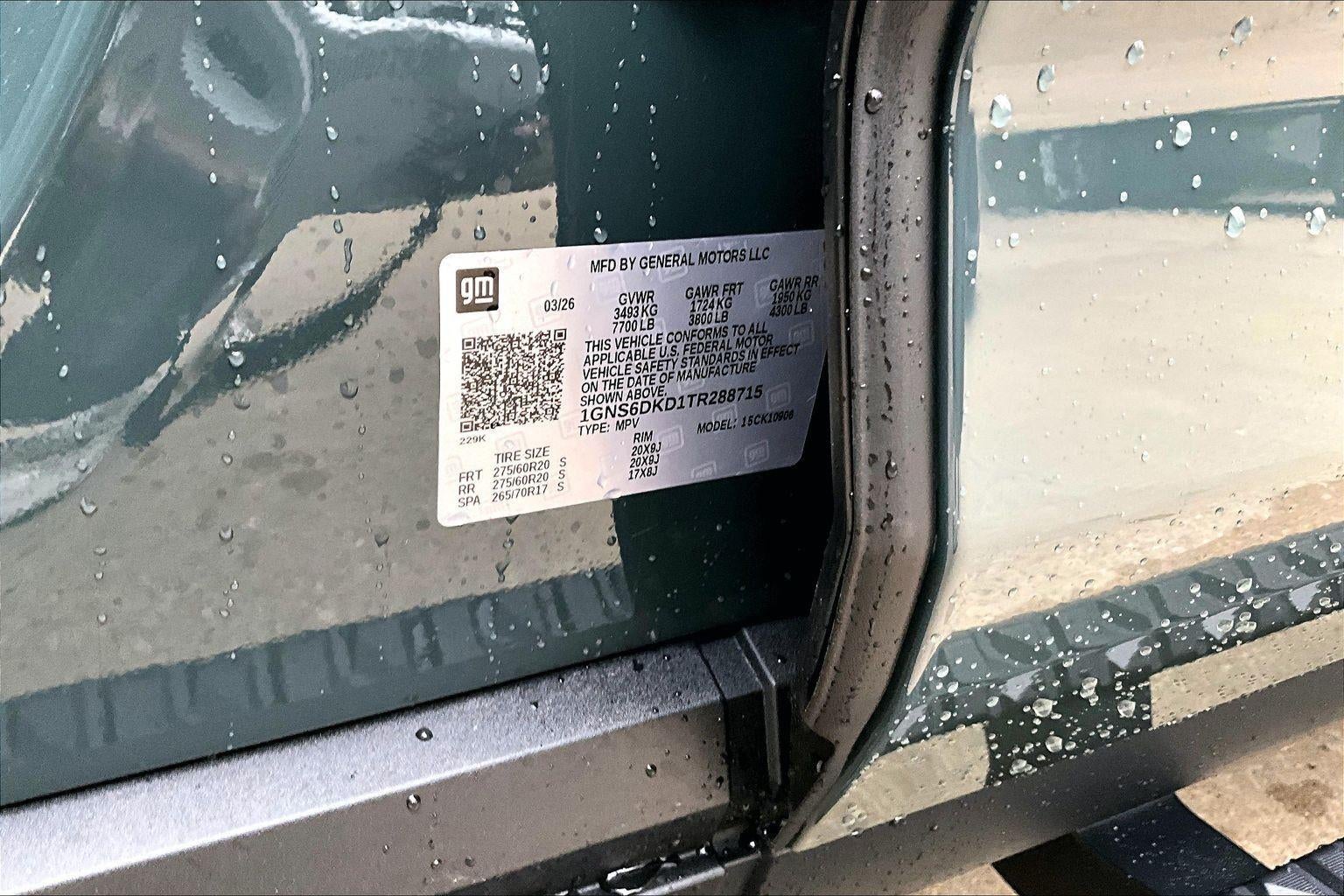 2026 Chevrolet Suburban Z71