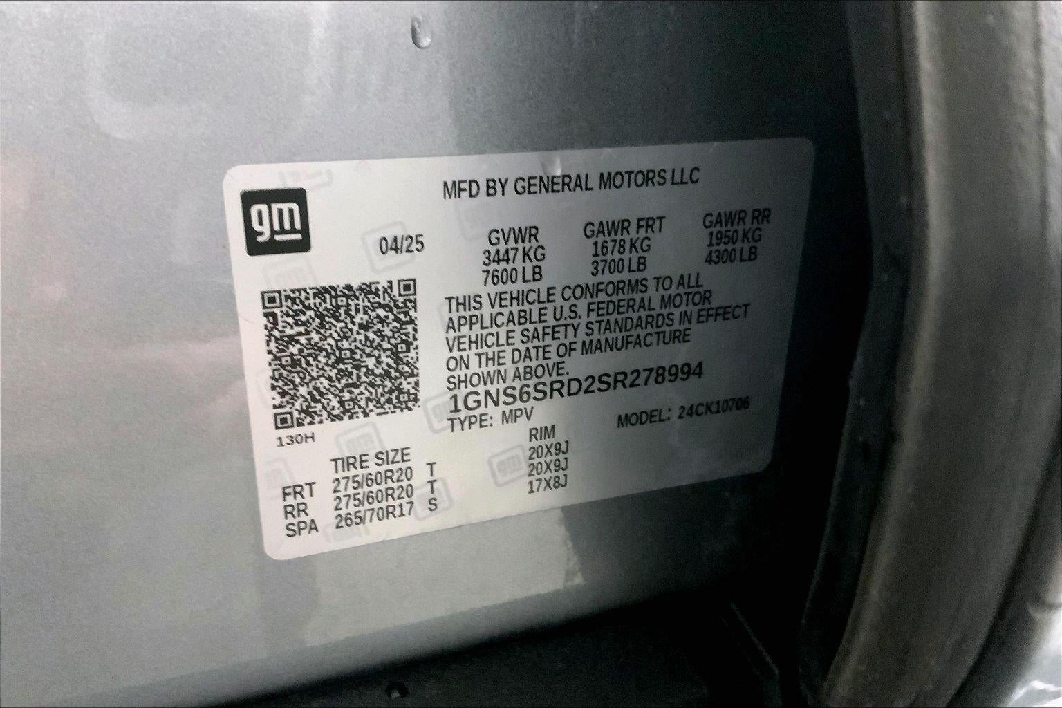 2025 Chevrolet Tahoe Premier