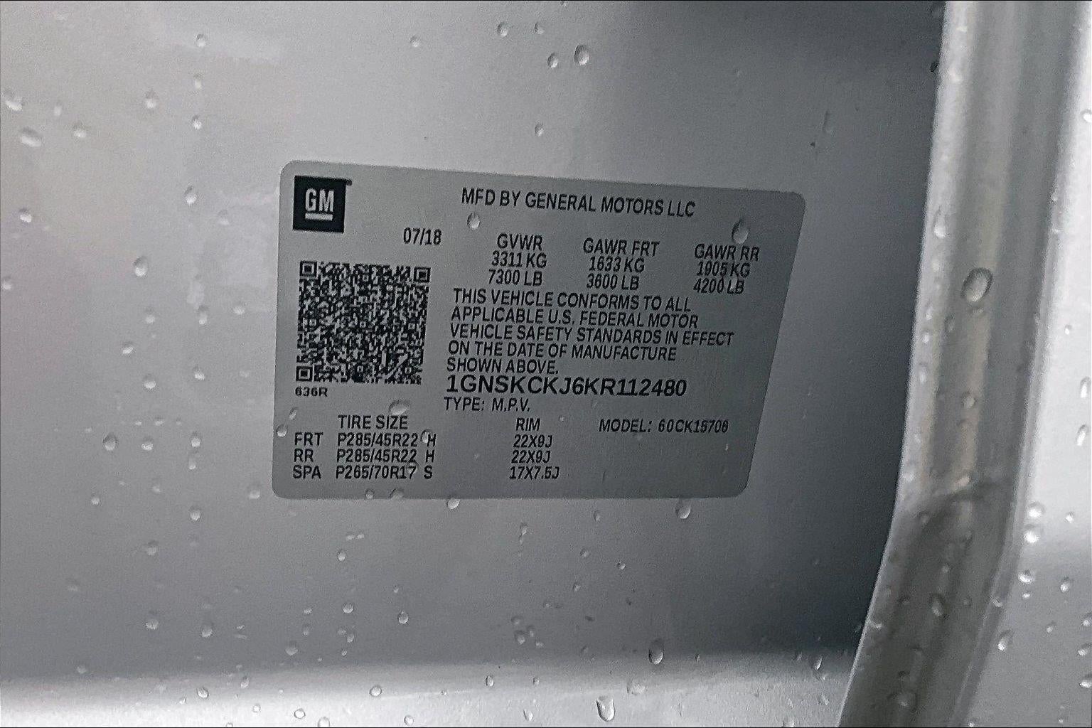 2019 Chevrolet Tahoe Premier
