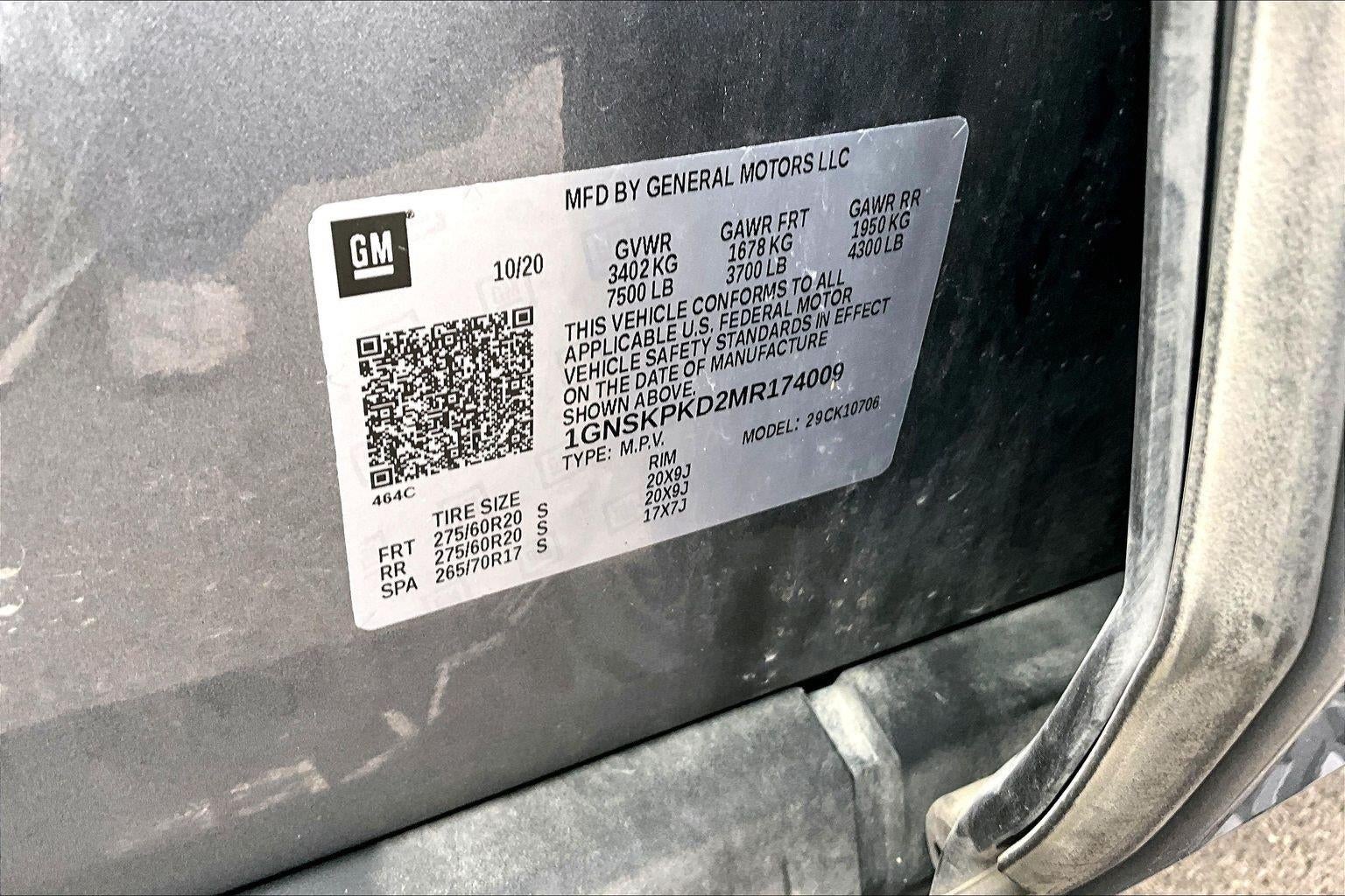 2021 Chevrolet Tahoe Z71