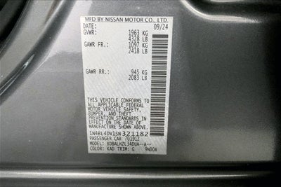 2025 Nissan Altima SV