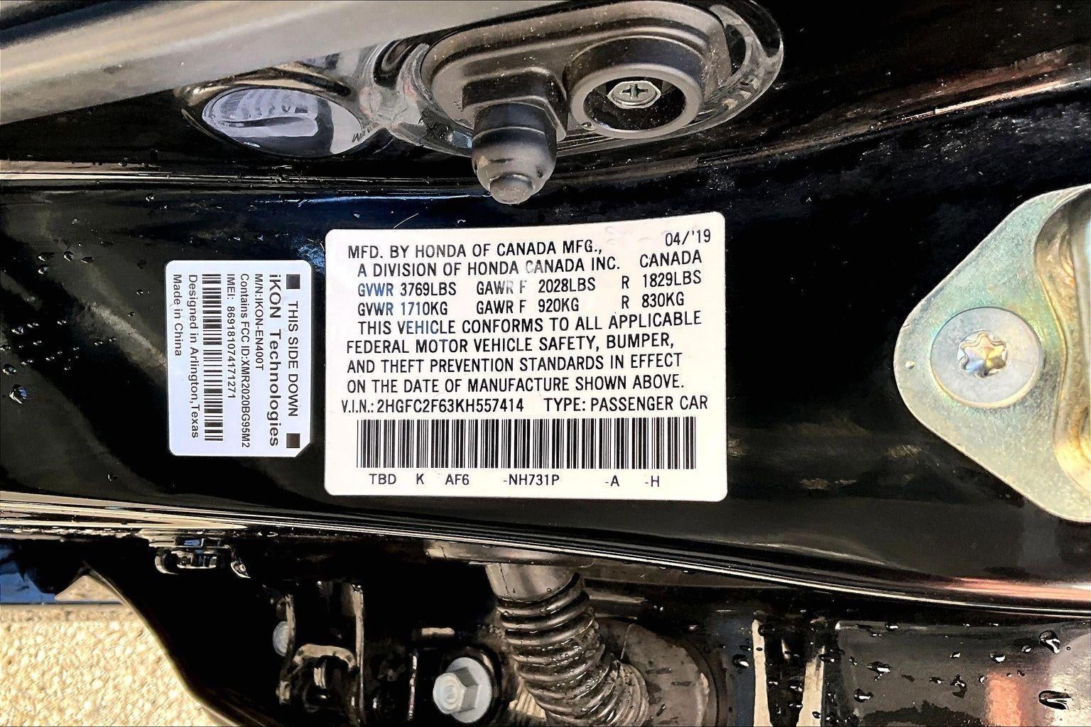 2019 Honda Civic Sedan LX