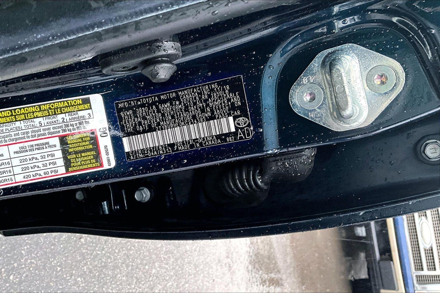 2019 Toyota Corolla L