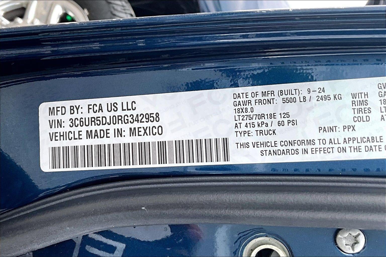 2024 RAM 2500 Big Horn