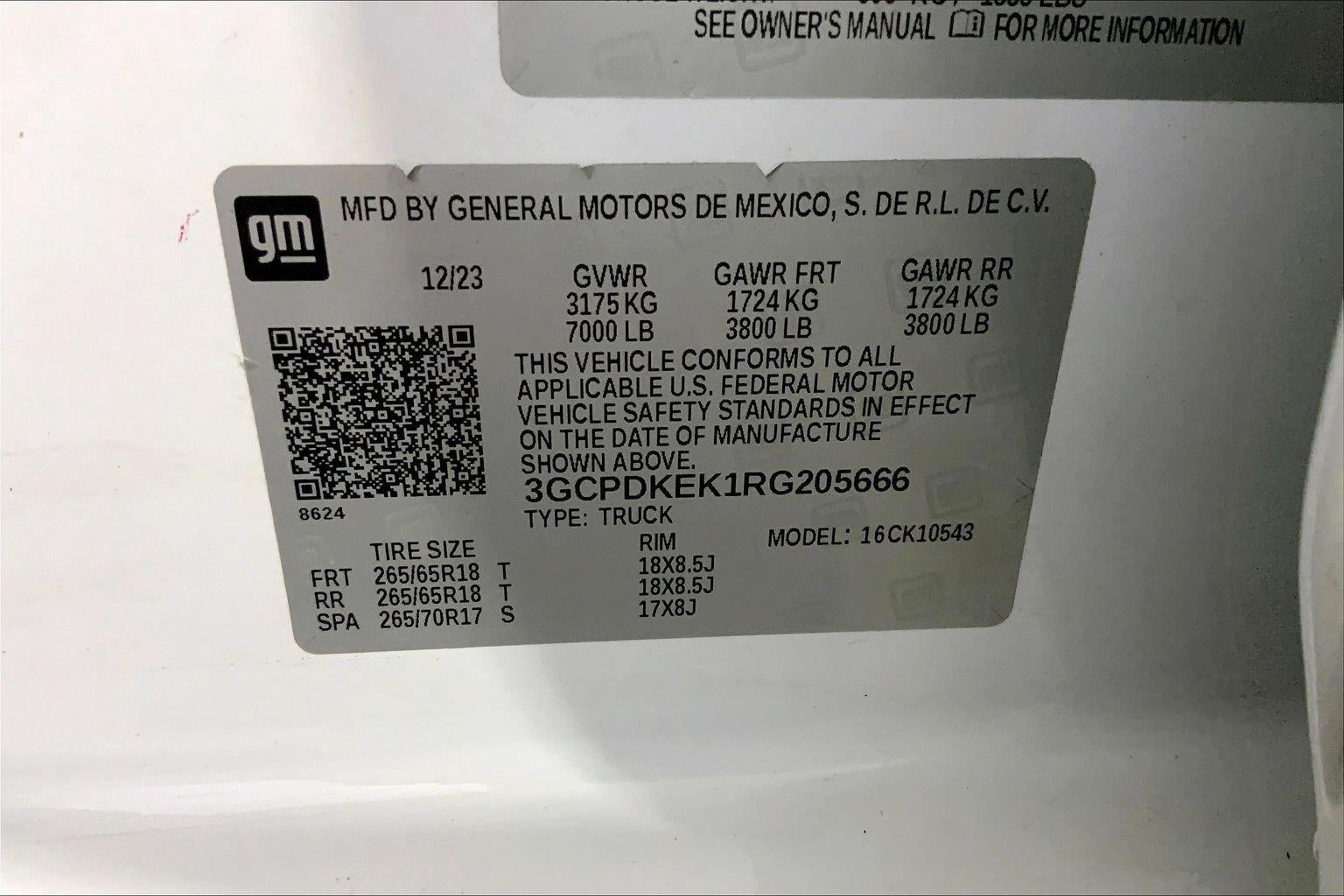 2024 Chevrolet Silverado 1500 LT (2FL)