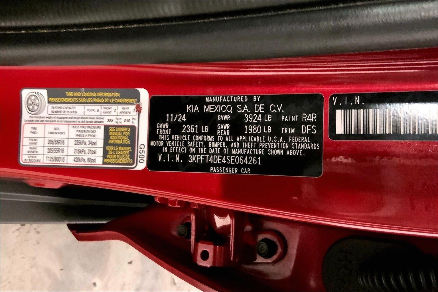 2025 Kia K4 LXS