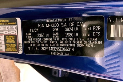 2025 Kia K4 LXS