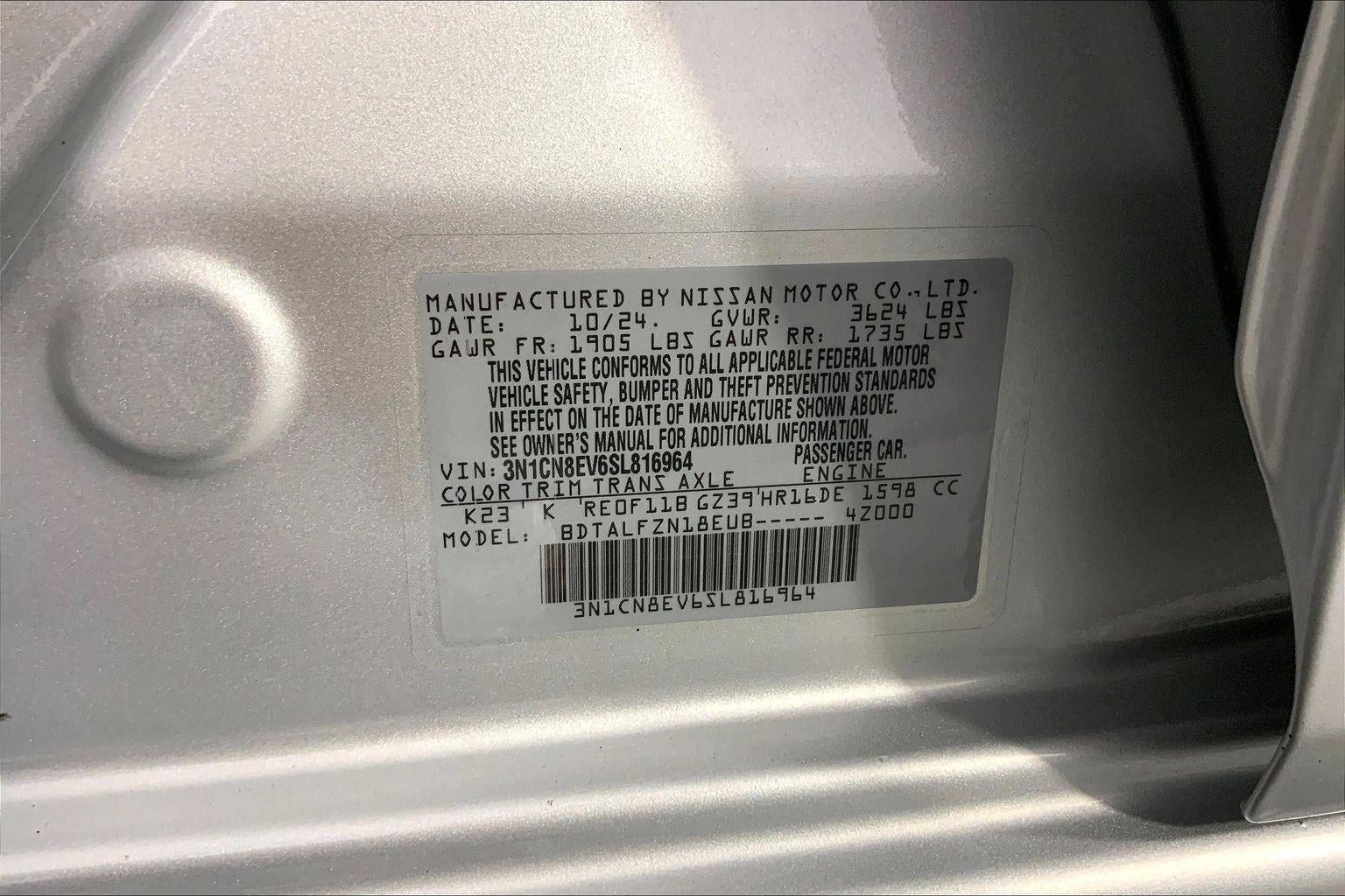 2025 Nissan Versa SV
