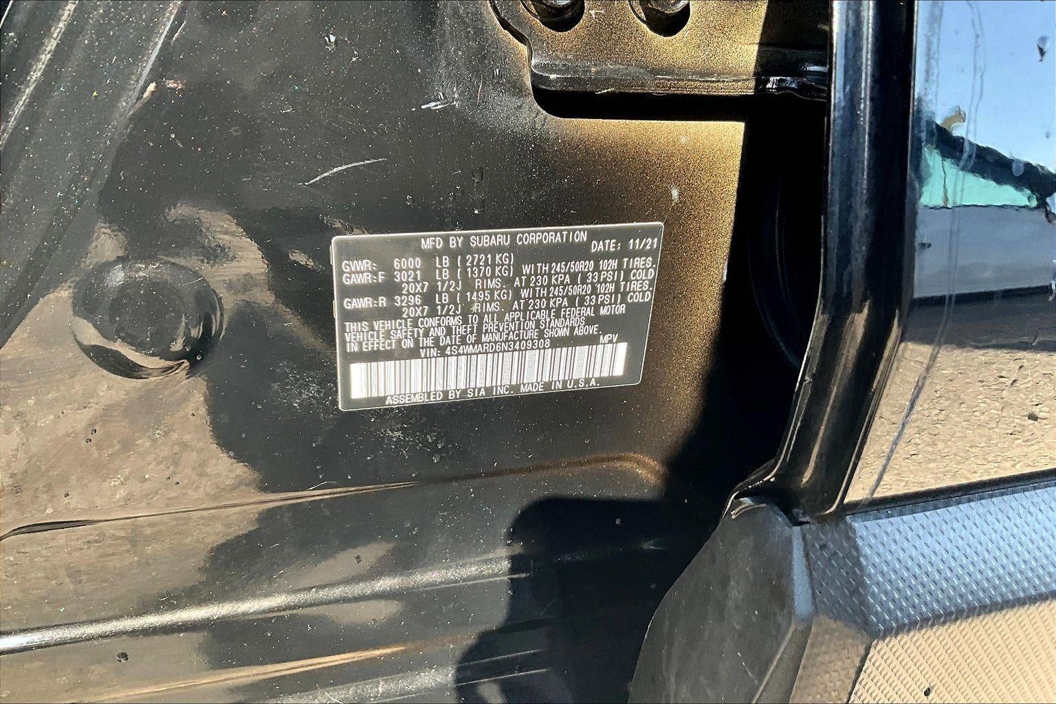 2022 Subaru Ascent Touring