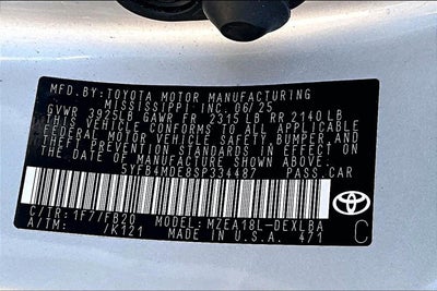 2025 Toyota Corolla LE