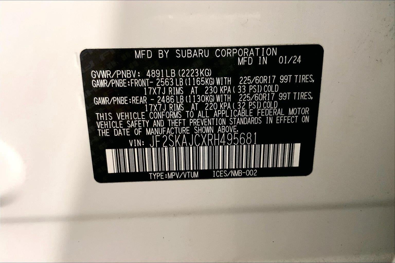 2024 Subaru Forester Wilderness