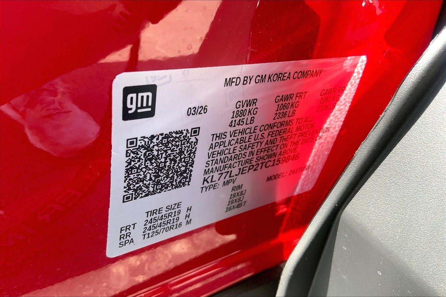 2026 Chevrolet Trax 2RS