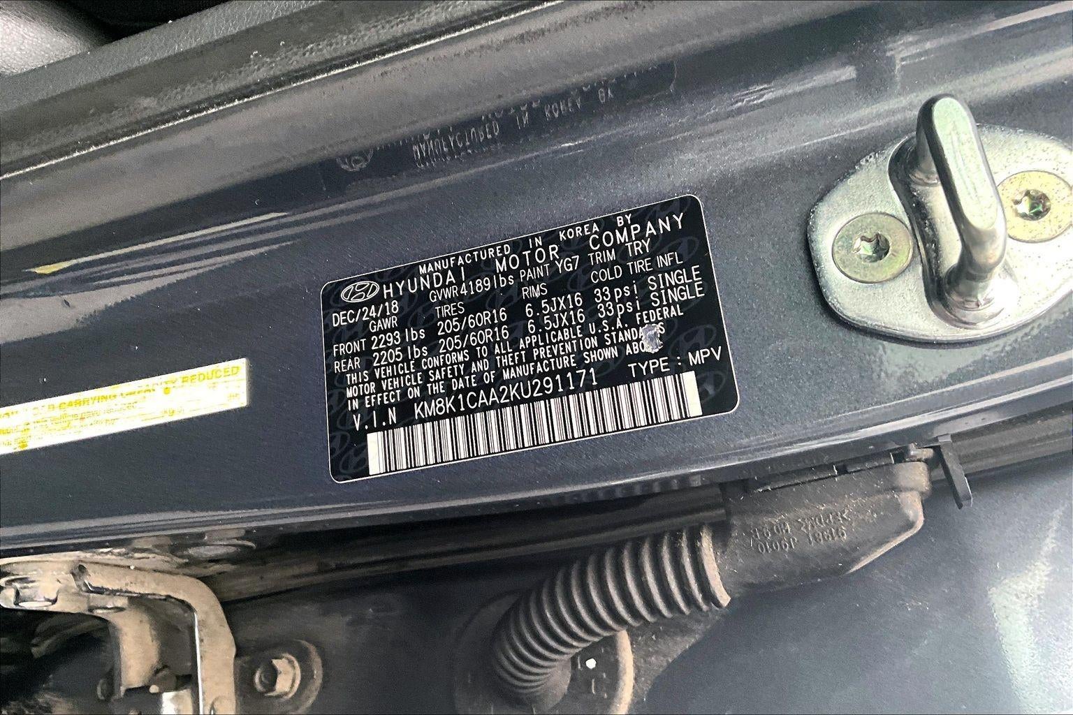 2019 Hyundai Kona SE