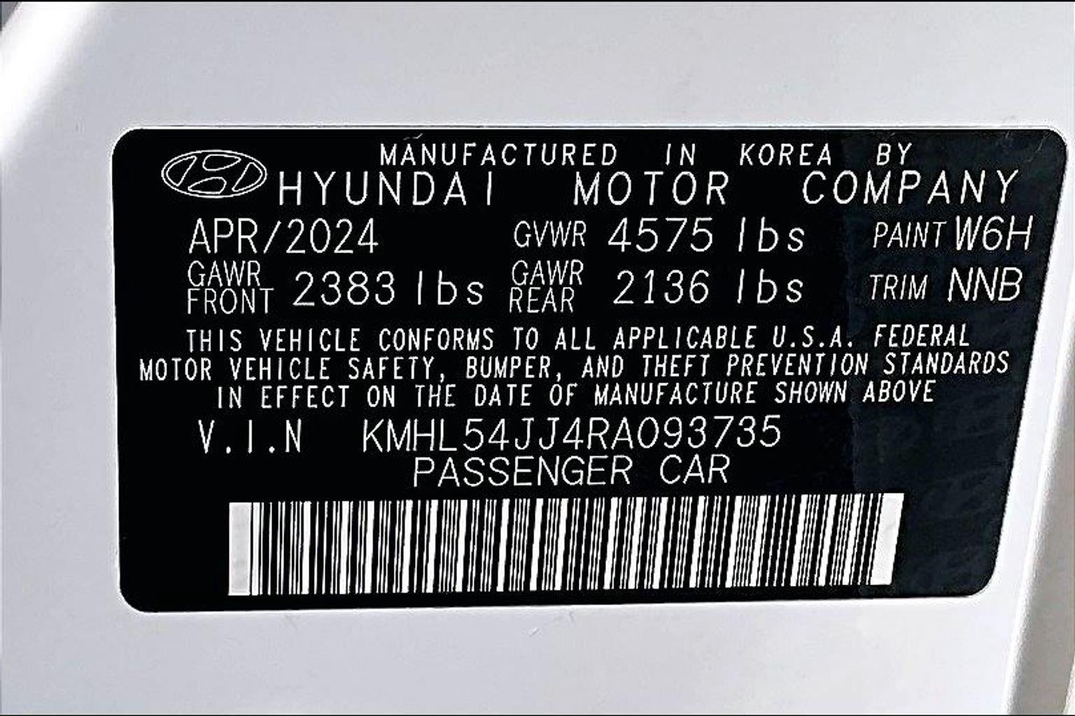 2024 Hyundai Sonata Hybrid Limited