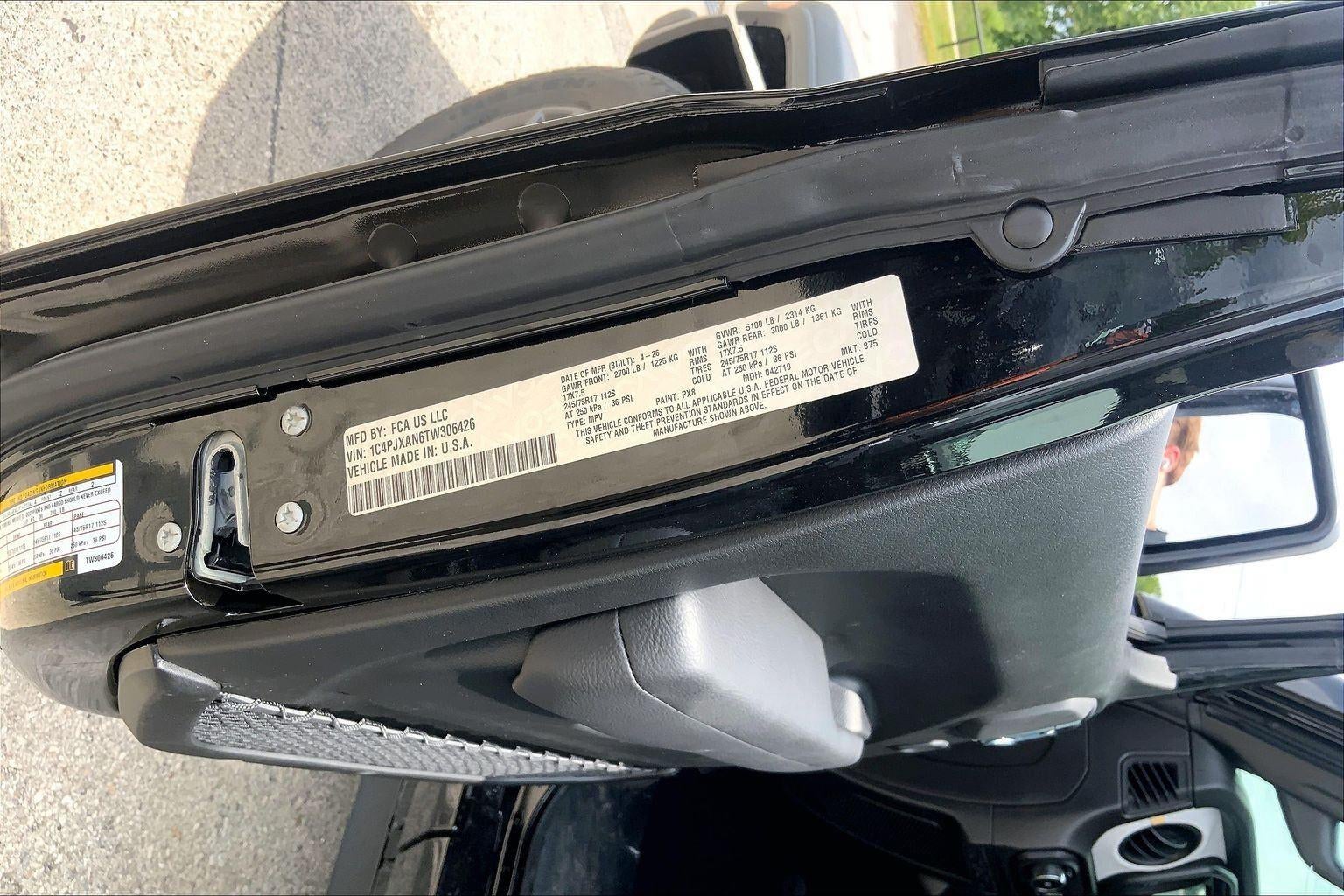 2026 Jeep Wrangler WRANGLER 2-DOOR SPORT