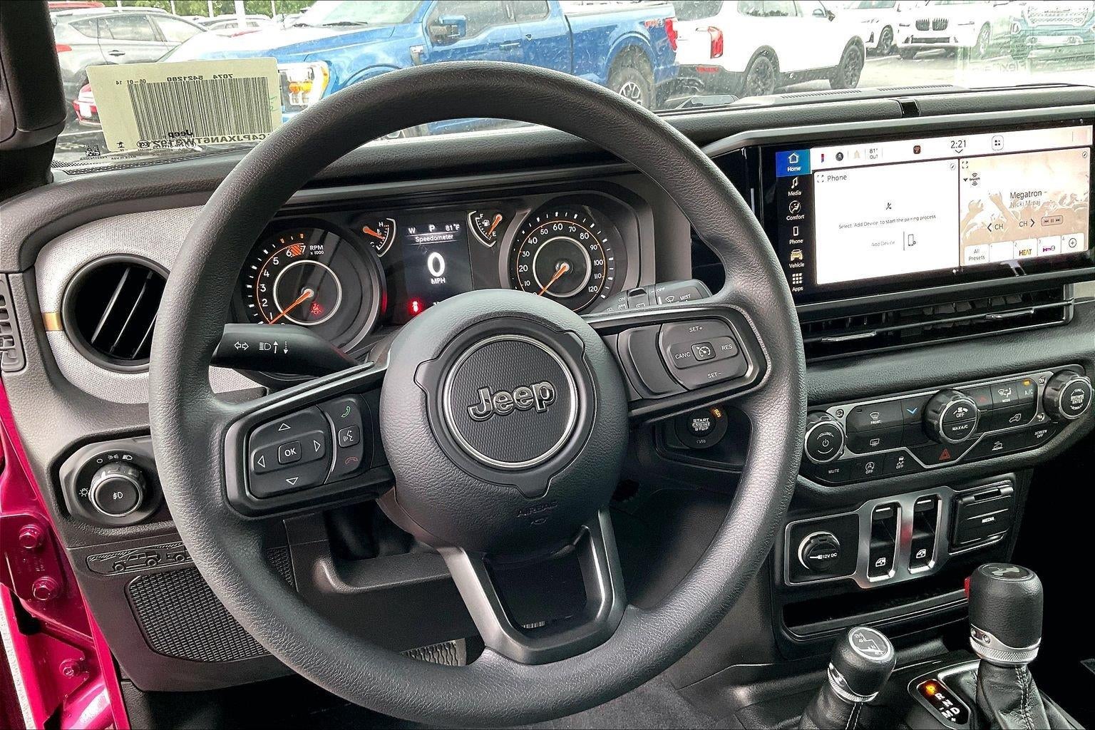 2026 Jeep Wrangler WRANGLER 2-DOOR SPORT