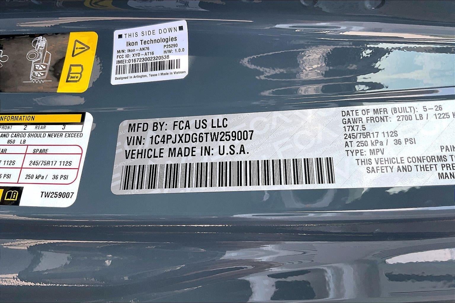 2026 Jeep Wrangler WRANGLER 4-DOOR SPORT S