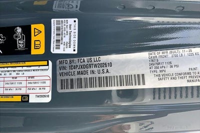 2026 Jeep Wrangler WRANGLER 4-DOOR SPORT