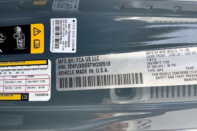 2026 Jeep Wrangler WRANGLER 4-DOOR SPORT